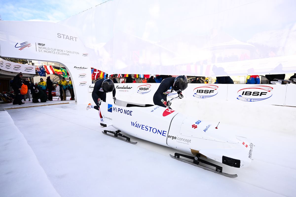 IBSF World Cup St. Moritz poster